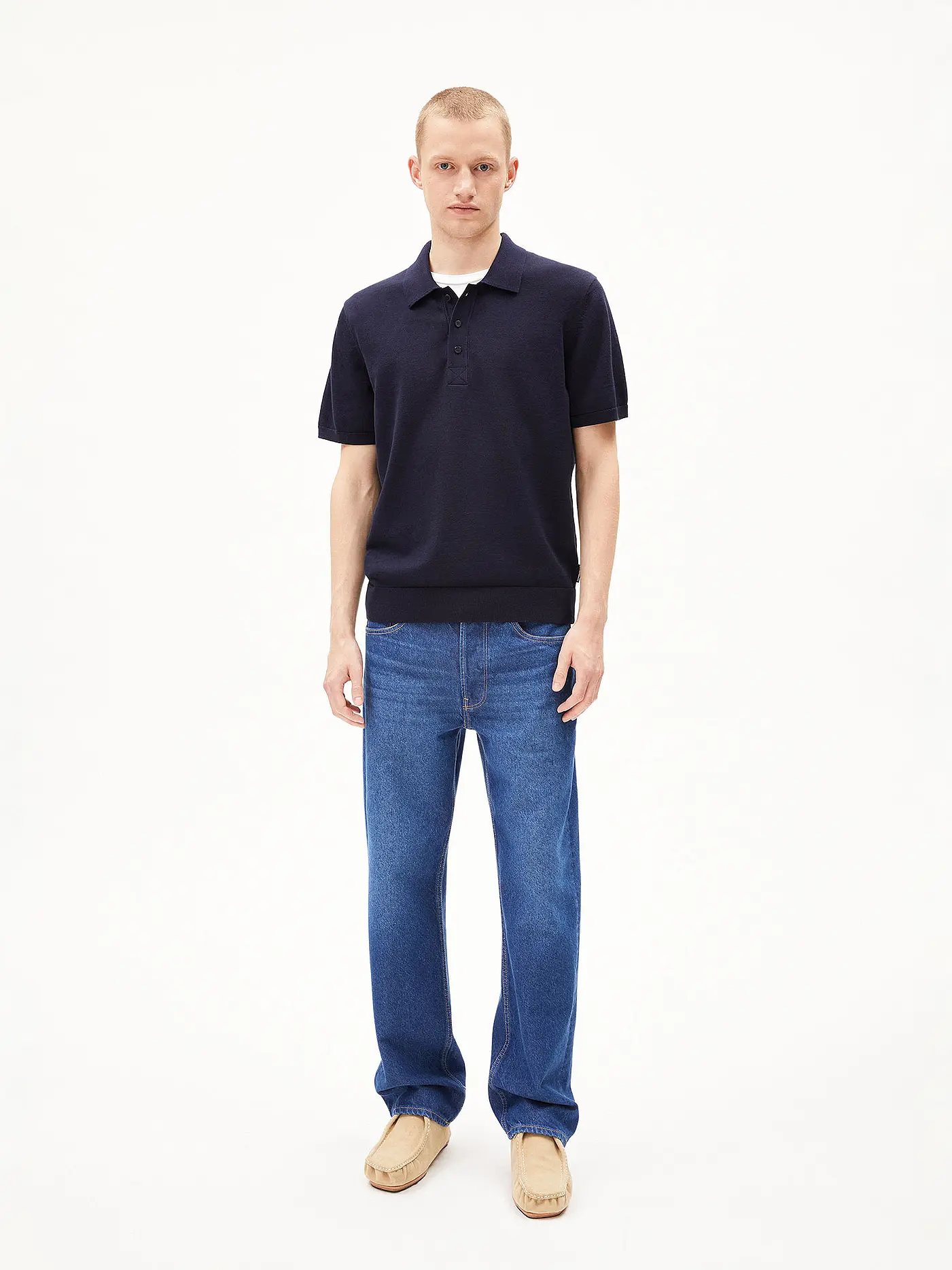 ARMEDANGELS | Poloshirt TAAKOS | blau